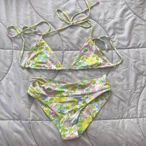 Frankies Bikinis’ Floral String Bikini